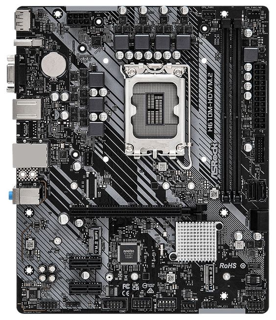 Mainboard ASROCK H610M-HDV/M2 (ảnh 1)